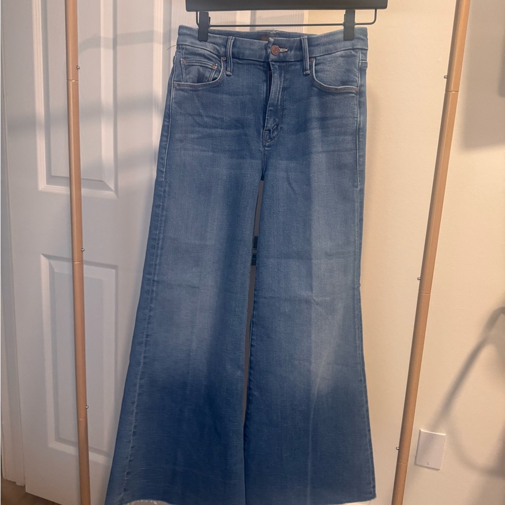 MOTHER Light Blue Flare Jeans